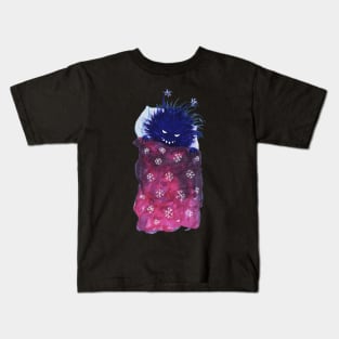 Watercolor Evil Bug Goes To Sleep Kids T-Shirt